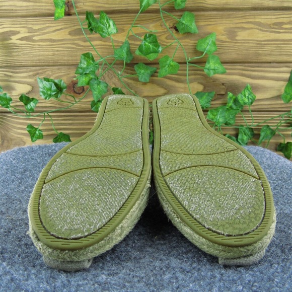 Bobs By‎ Skechers Women Flat Shoes Taupe Fabric Slip On Size 7.5 Medium - Picture 9 of 10